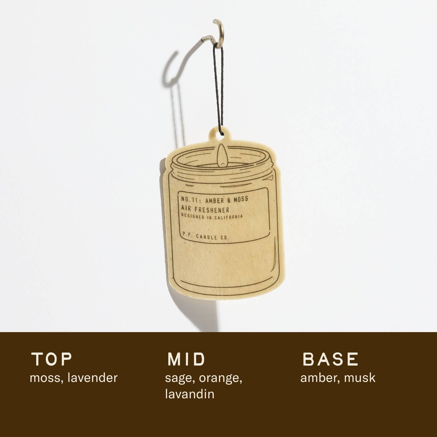 P.F.  Candle Co Air Freshener - Amber & Moss