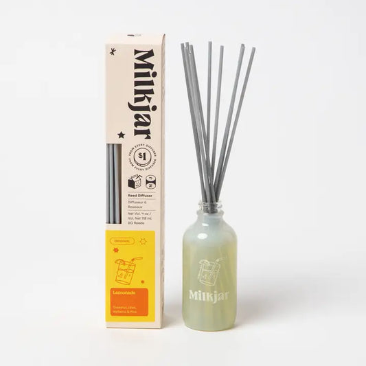 Milk Jar Diffuser - Lemonade