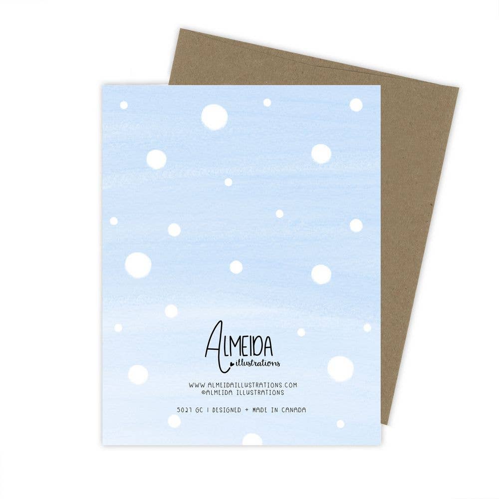 Welcome Little One Greeting Card | New Mom Baby Card: White
