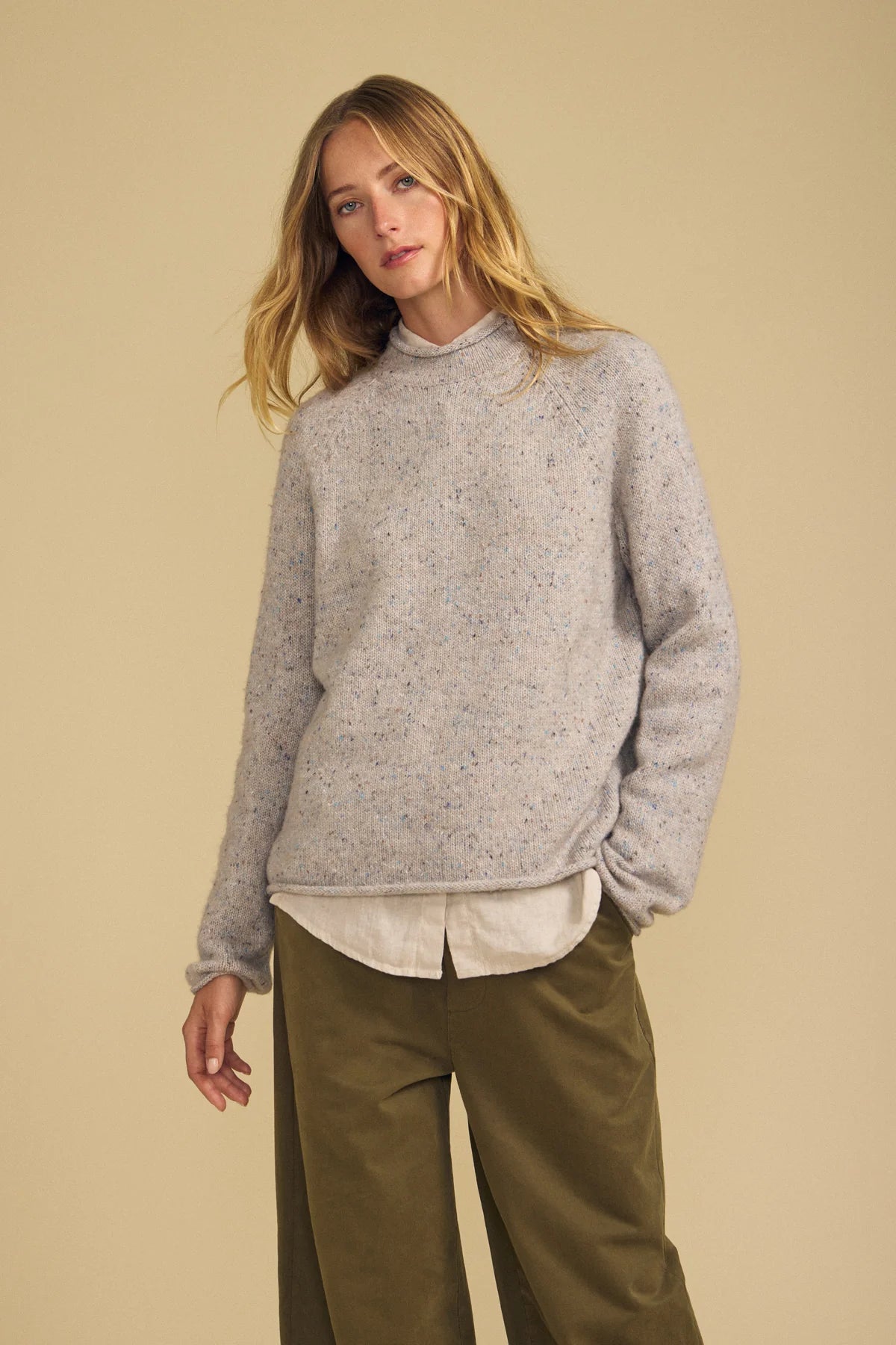 Velvet Joelle Tweed Knit Pullover
