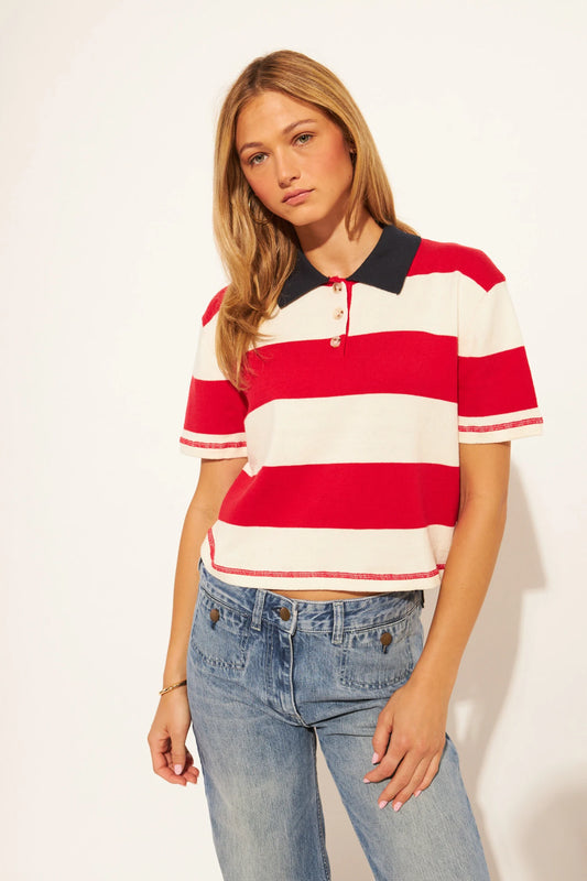 John & Jenn Angelo Polo Knit