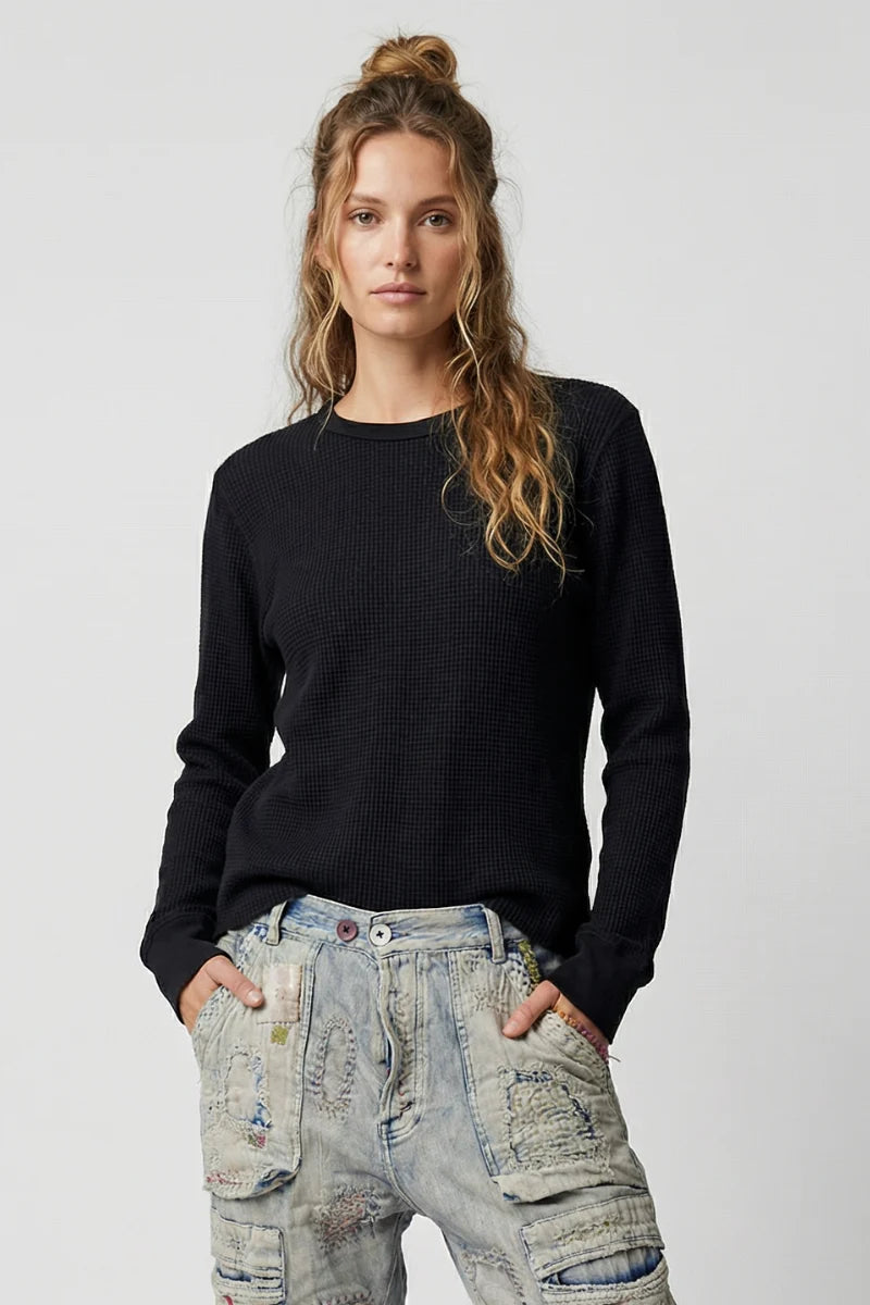 Le Bon Sunday Waffle shirt