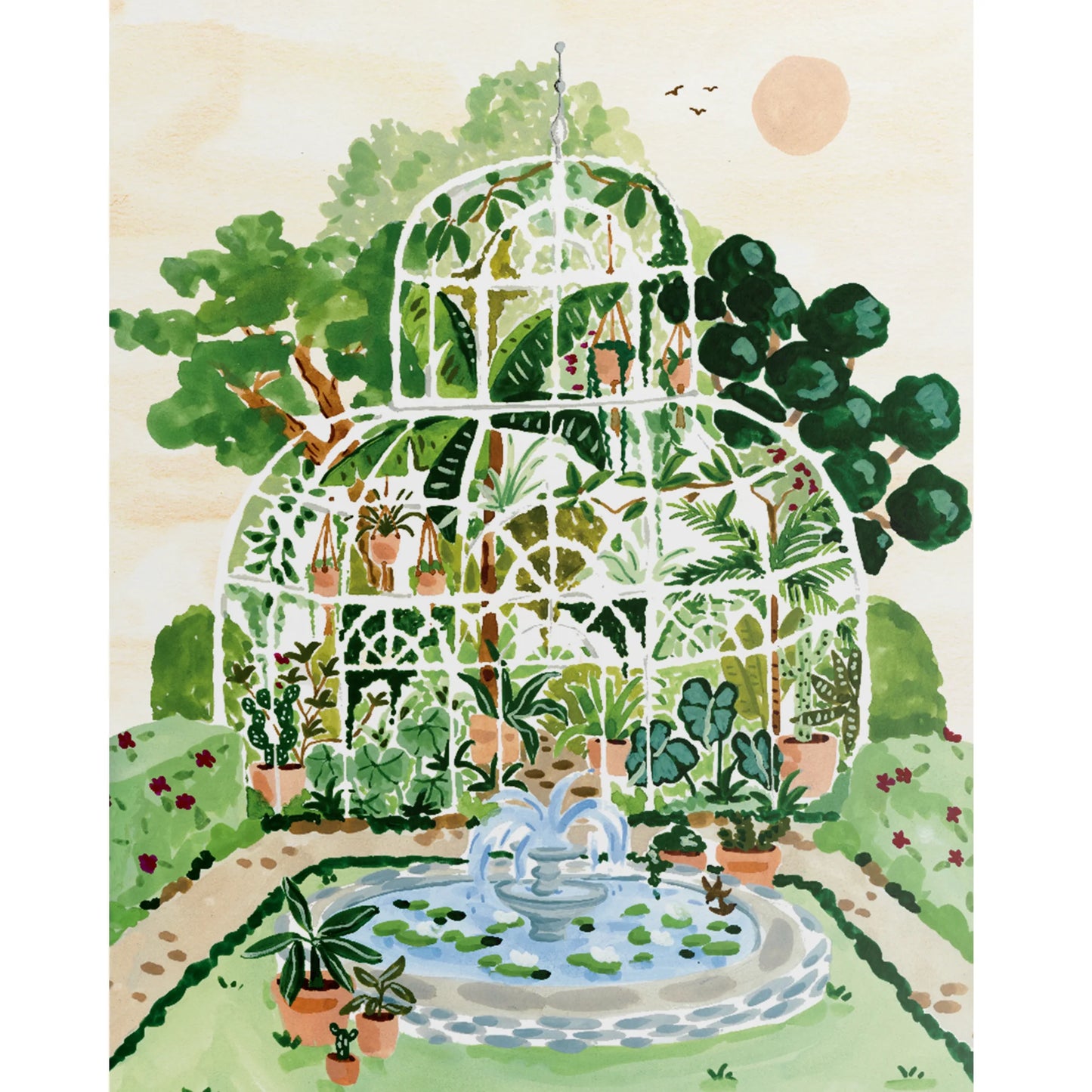 Greenhouse Garden | 1000-Piece Puzzle | Designed in Canada