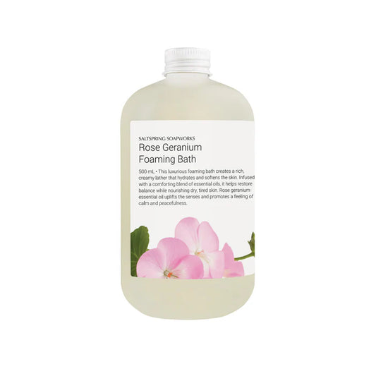 Foaming Bath- Rose Geranium