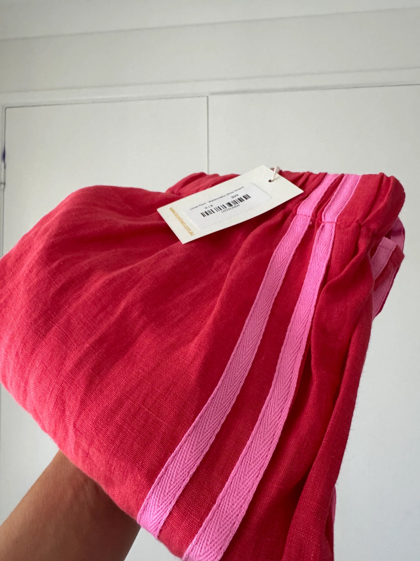 Locolinen Stripe pant | Watermelon