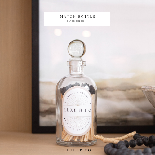 Match Bottles Black by Luxe B Co.
