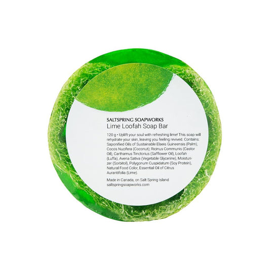 Loofah Soap Bar - Lime